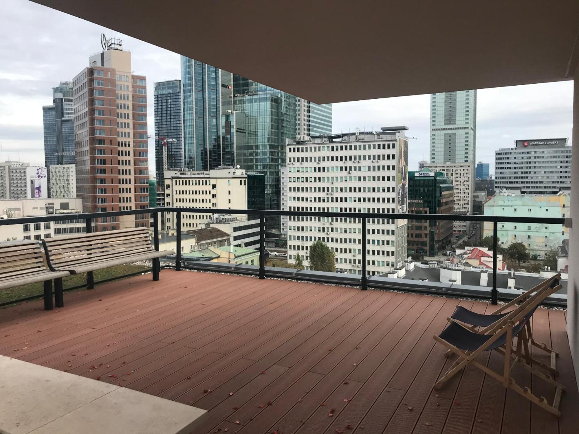 Sienna 65 - Taras Na Dachu Z Panorama 360 Na Warszawe -Roof Terrace With A Beautiful View - Prywatny Balkon - Private Balcony - Better Rental Warszawa Eksteriør bilde